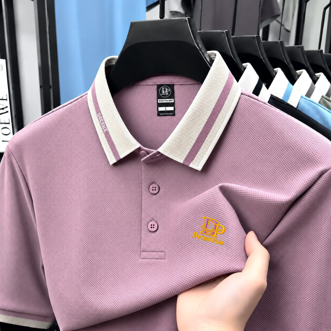 100% PK Cotton Polo T-Shirt [DP-Pink]