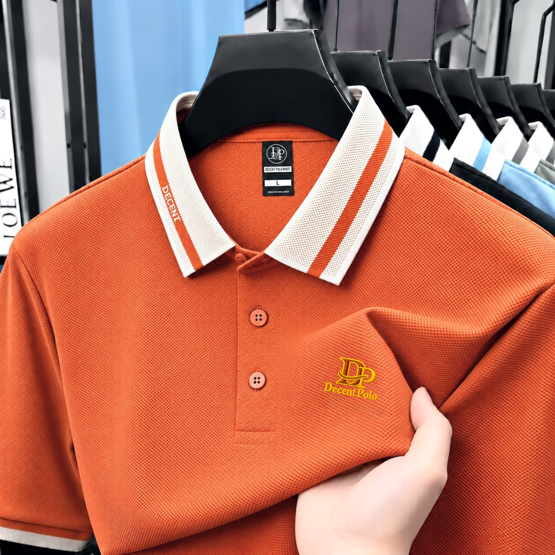 100% PK Cotton Polo T-Shirt [DP-Orange]