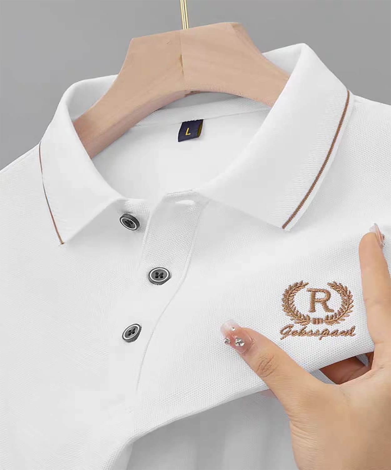 Super Premium PK Cotton Polo T-Shirt [R-White]